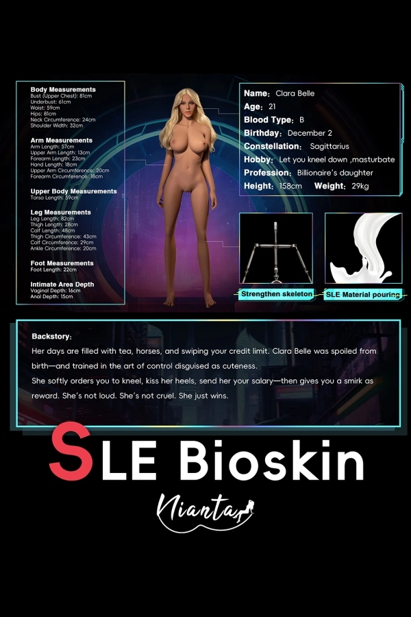 158cm E cup #S2 Clara Belle